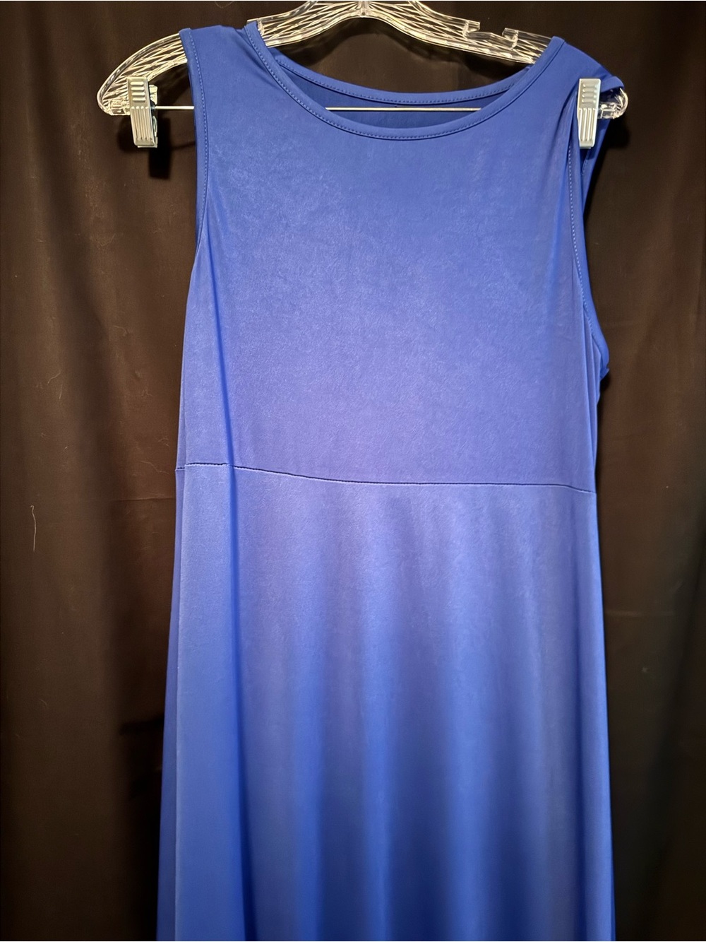 Blue Sleeveless Women’s Dress